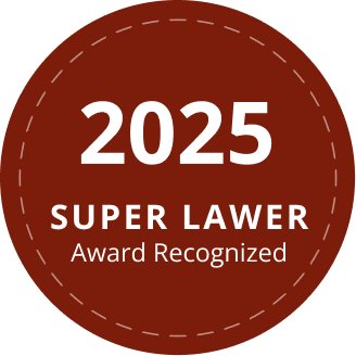 2025 Super Lawyer Award Recognized (Badge)