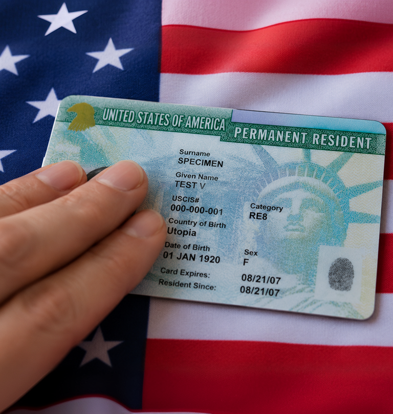 United srates of american permanent resident