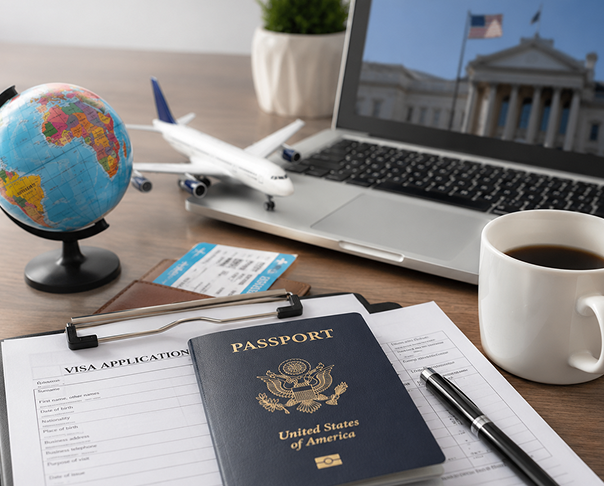 passport and visa application