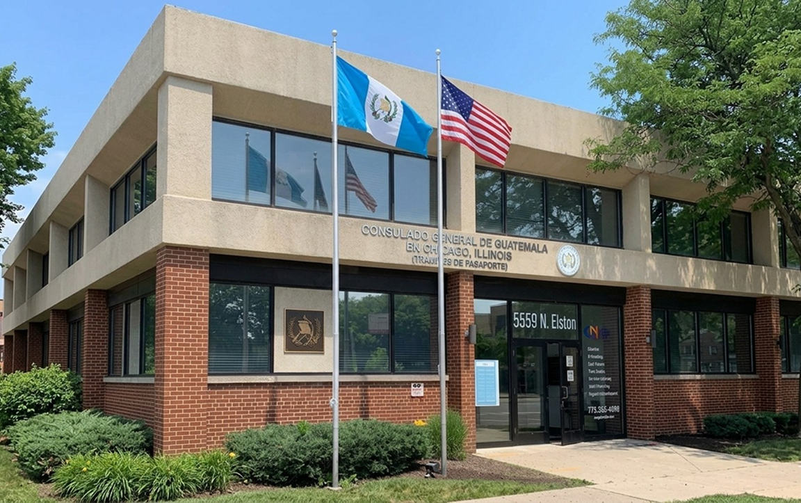 Consulate General of Guatemala providing passport, visa, and consular services in Chicag