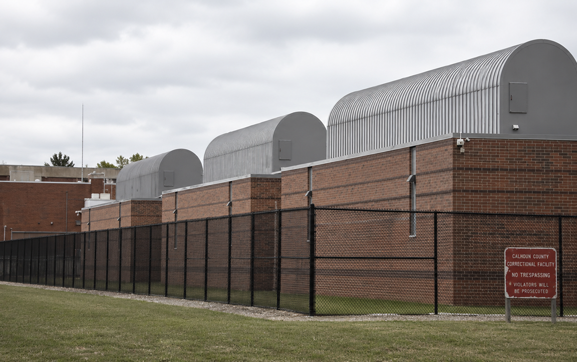 Calhoun County Correctional Facility housing immigration detainees awaiting legal or removal proceedings