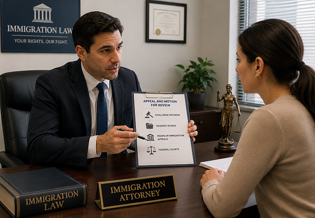lawyer talking to customer