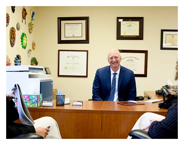 Brad Thomson in office
